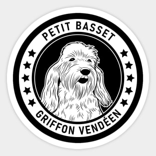 Petit Basset Griffon Vendeen Fan Gift Sticker